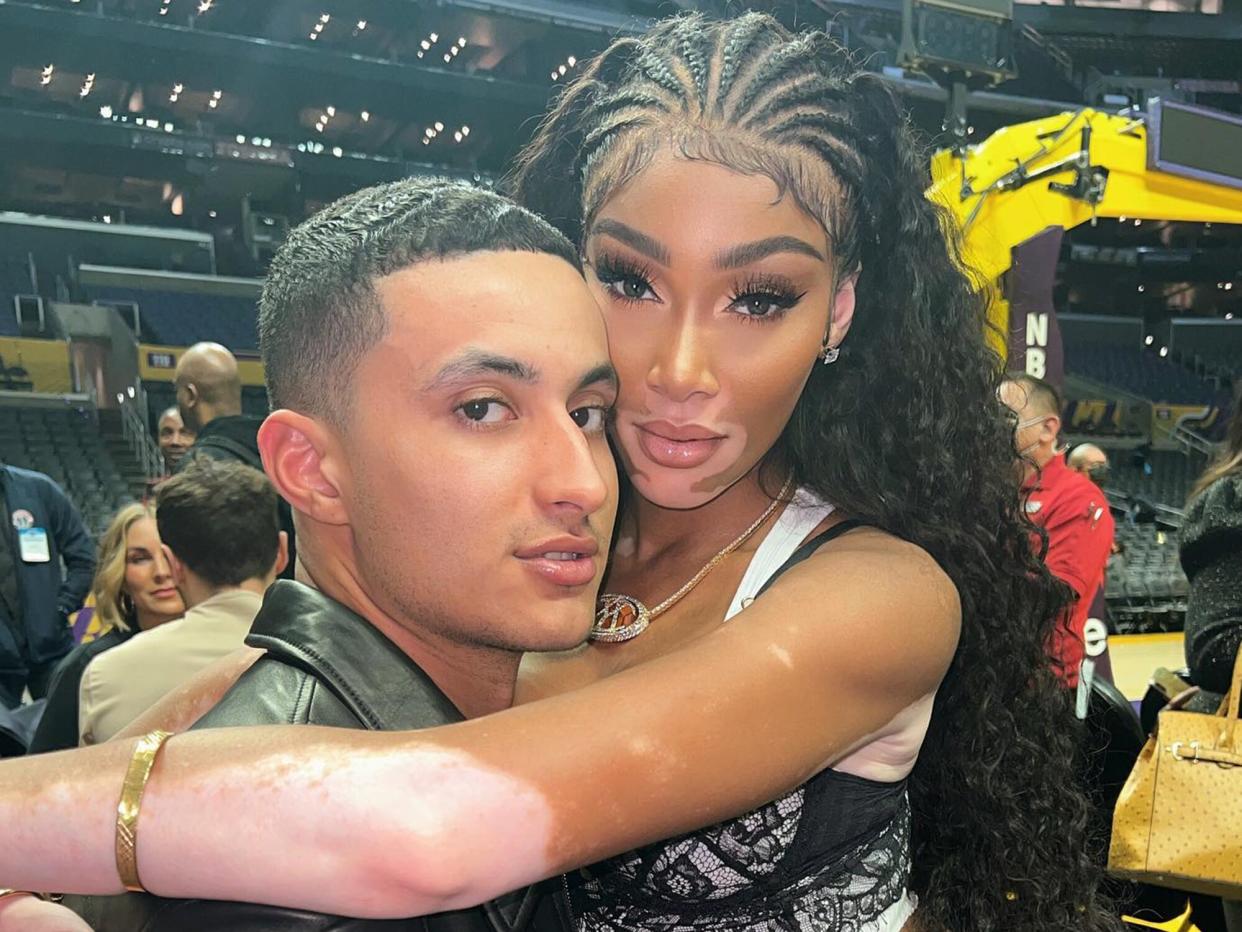 Winnie Harlow and Kyle Kuzma