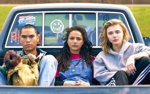 Forrest Goodluck, Sasha Lane and Chloe Grace Moretz