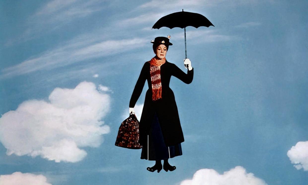 <span>Glorious movie debut … Julie Andrews as Mary Poppins.</span><span>Photograph: DISNEY/Allstar</span>