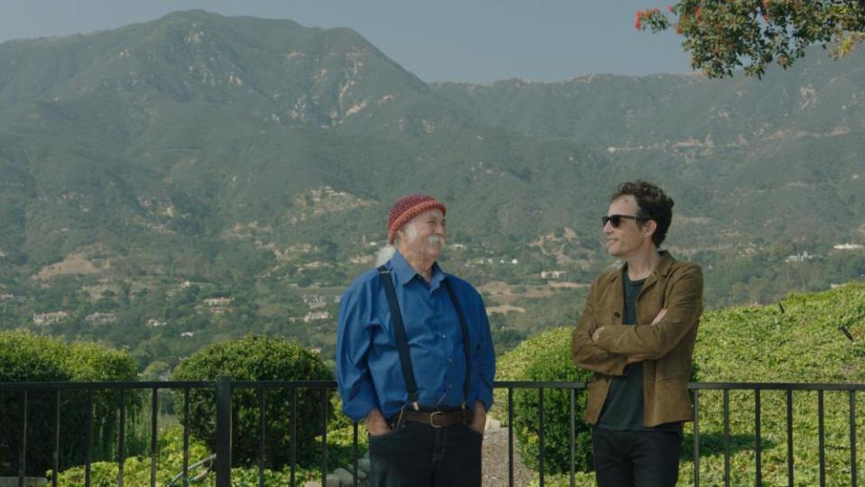 Reminiscing … David Crosby talks to Jakob Dylan.