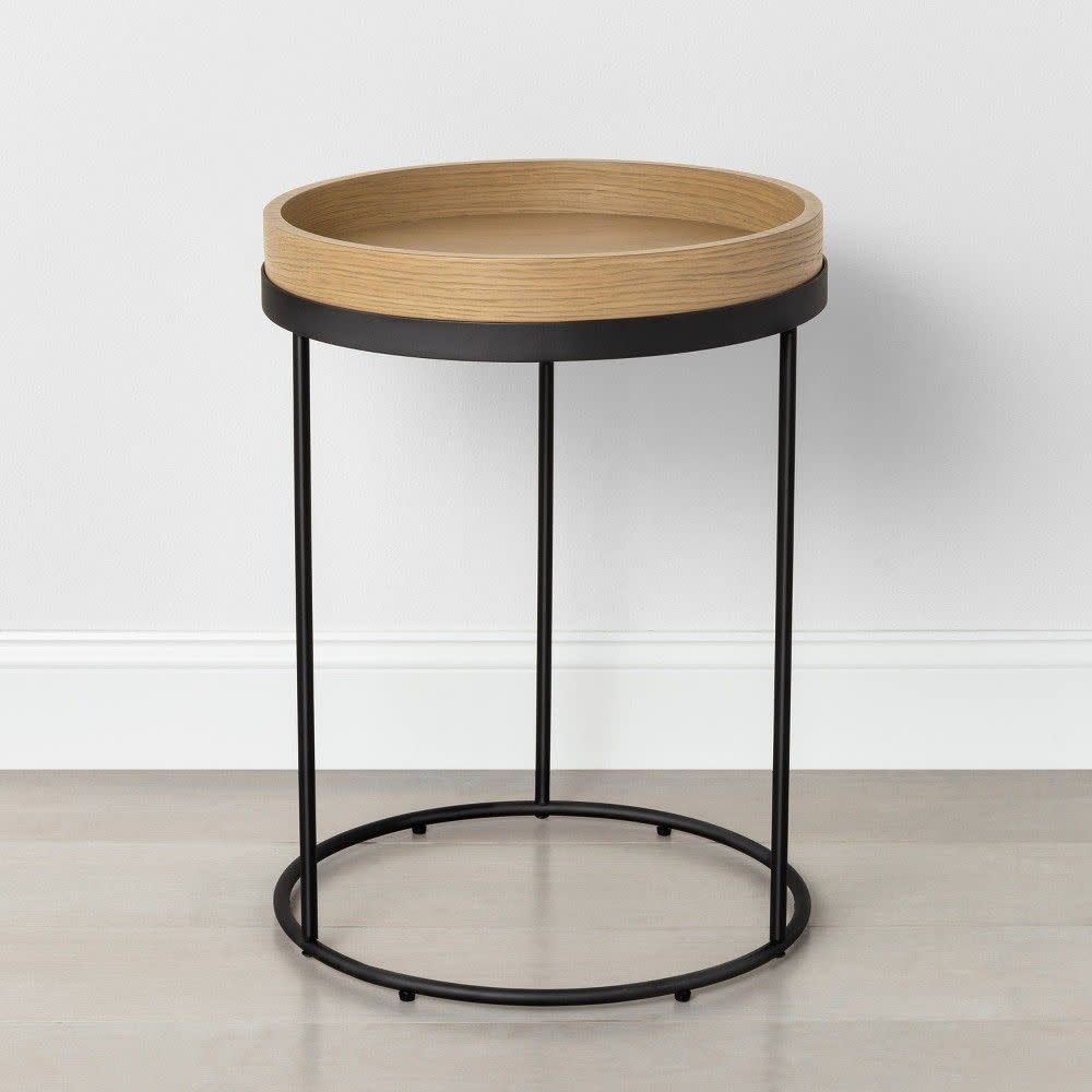 <p><a href="https://go.redirectingat.com?id=74968X1596630&url=https%3A%2F%2Fwww.target.com%2Fp%2Fwood-38-steel-accent-side-table-natural-black-hearth-38-hand-8482-with-magnolia%2F-%2FA-76758782&sref=https%3A%2F%2Fwww.countryliving.com%2Fshopping%2Fa60581172%2Fjoanna-gaines-stanley-lunch-box-target%2F" rel="nofollow noopener" target="_blank" data-ylk="slk:Shop Now;elm:context_link;itc:0;sec:content-canvas" class="link rapid-noclick-resp">Shop Now</a></p><p>Wood & Steel Accent Side Table</p><p>target.com</p><p>$59.99</p>