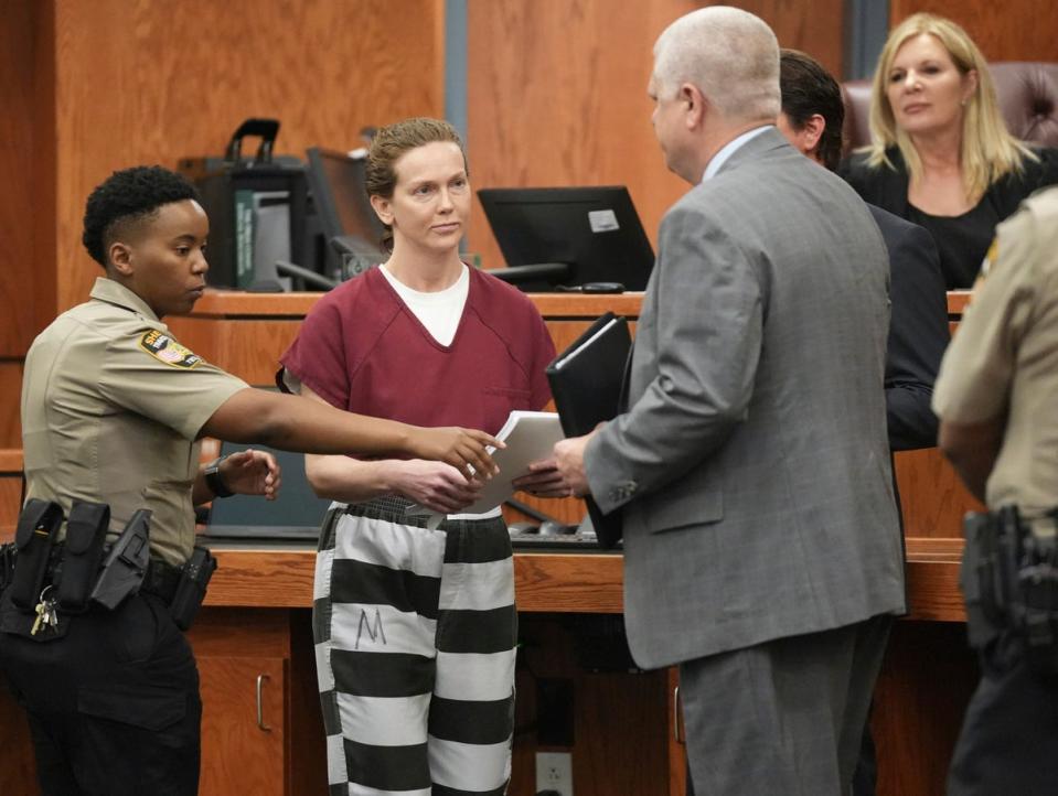 Kaitlin Armstrong makes a pre-trial appearance at the Blackwell-Thurman Criminal Justice Center in Austin (Austin American-Statesman)