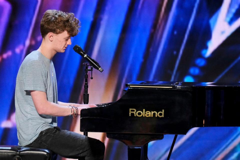 Another emotional audition came from 20-year-old Kieran Rhodes, who&nbsp;taught himself singing and piano and now attends the prestigious&nbsp;Berklee College of Music in Boston.