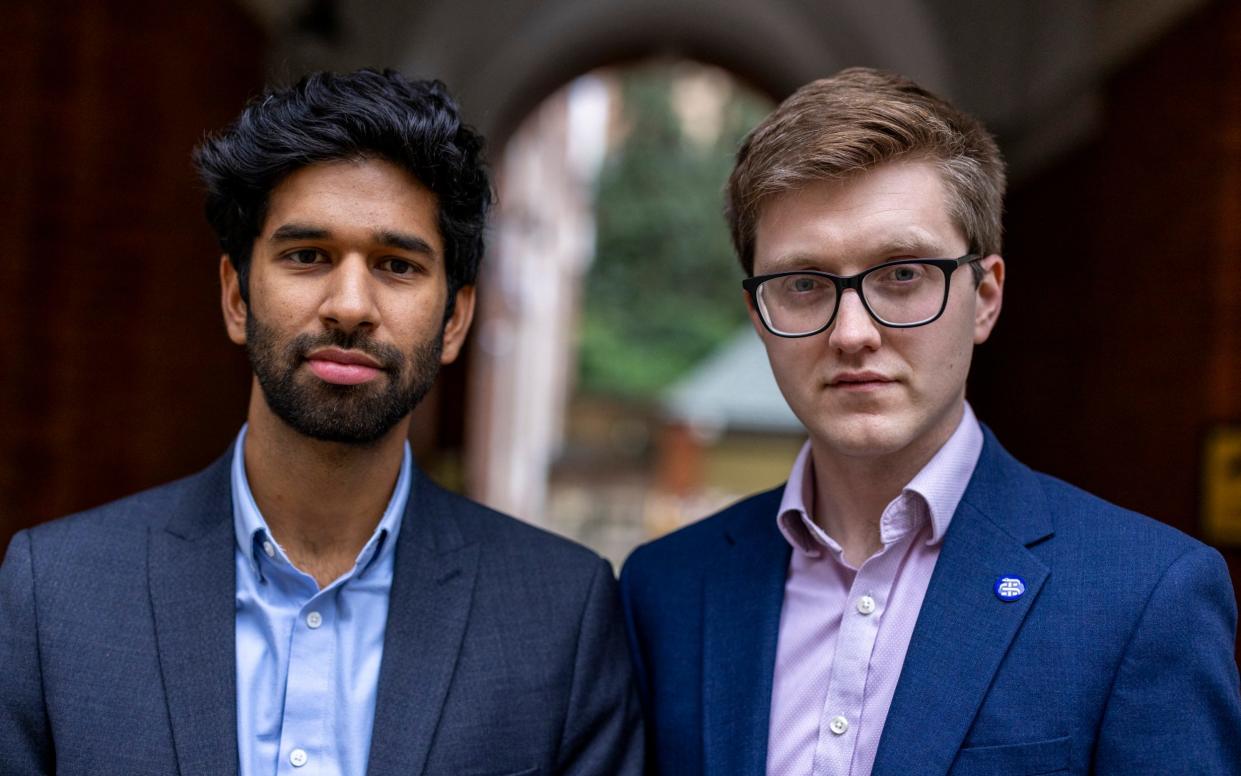 Dr Rob Laurenson and Dr Vivek Trivedi , co-chairmen of the BMAâ€™s Junior Doctors Committee