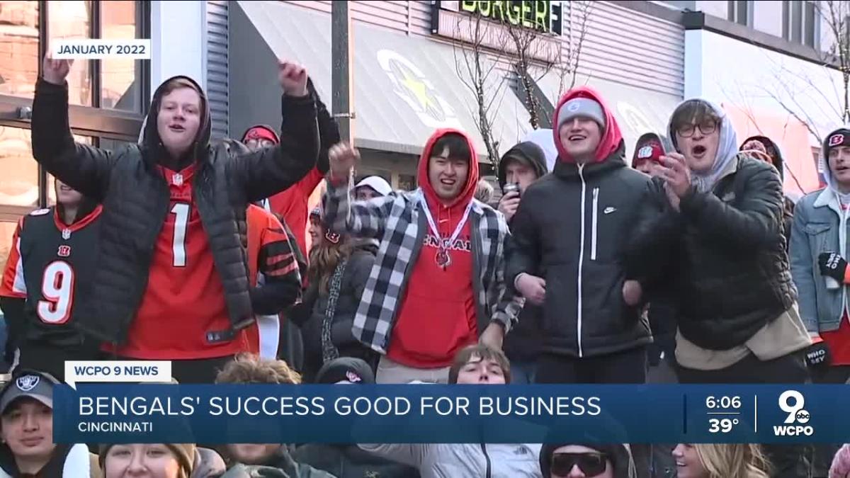 Area businesses buoyed by Bengals success