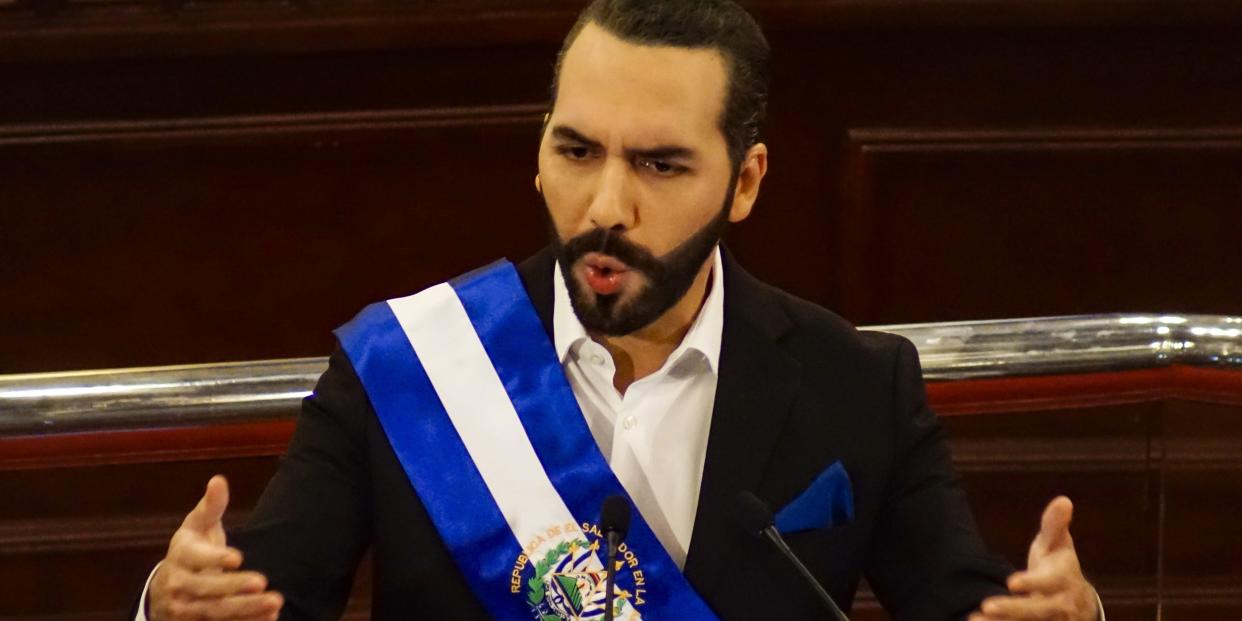 Salvadoran President Nayib Bukele