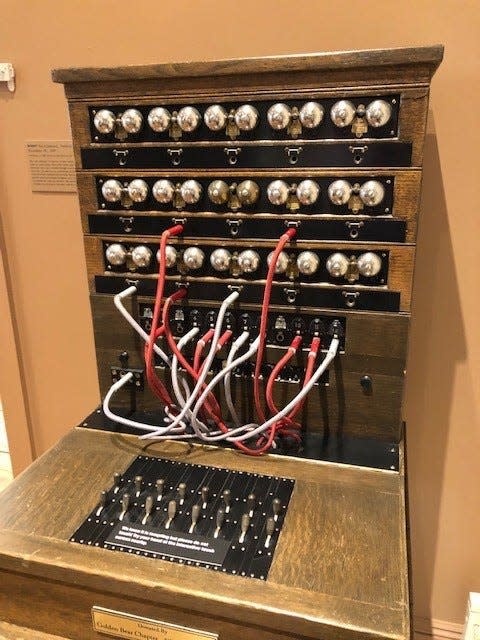 A switchboard is among the AT&T artifacts on display at the Morven Museum & Garden in Princeton.