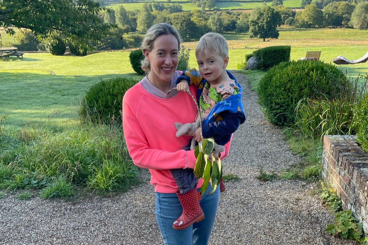 Polly Dunbar and her son, Nat (Polly Dunbar)