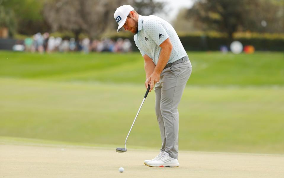  Tyrrell Hatton of England putts  -  Kevin C. Cox/Getty Images