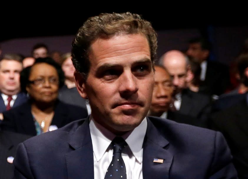 拜登次子杭特（Hunter Biden）電郵曝光，顯示與華信能源往來密切。   圖：達志影像/路透社 (資料照片)