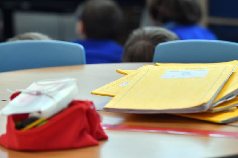 A generic image of a classroom in Wales