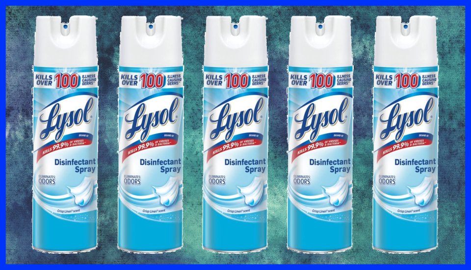 Now's your chance to stock up on Lysol Disinfecting Spray. (Photo: Amazon)