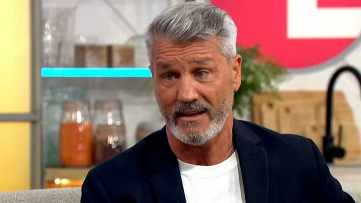 Roger, the star of ITV’s My Mum, Your Dad, opened up about his struggles bringing up his children on his own  (ITV/Lorraine)