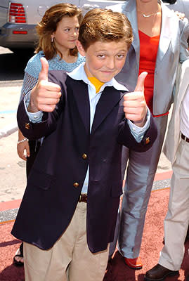 Jordan Fry at the LA premiere of Warner Bros. Pictures' Charlie and the Chocolate Factory