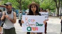 Rally to save Open Door homeless centre calls on politicians to act quickly