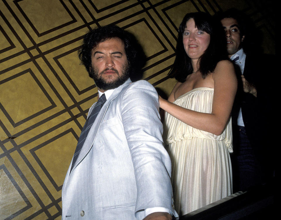 John Belushi and his wife, Judith