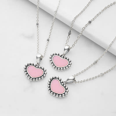 LAGOS Maya Heart Necklace to benefit the Breast Cancer Research Foundation