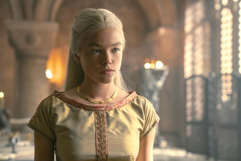 Milly Alcock as Princess Rhaenyra in ‘House of the Dragon’ (Ollie Upton / HBO)