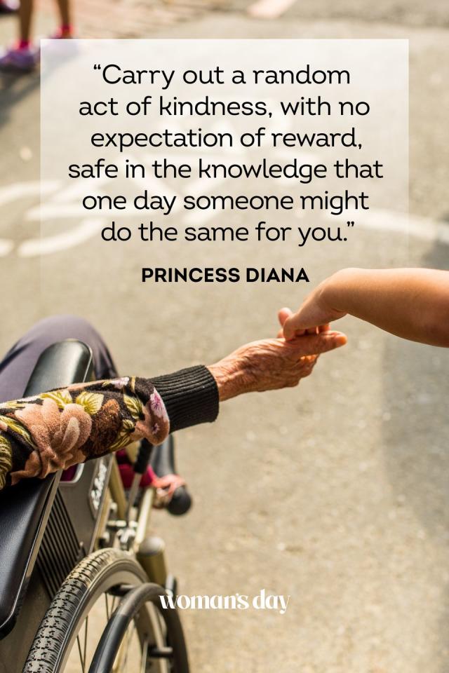 random acts of kindness quotes princess diana