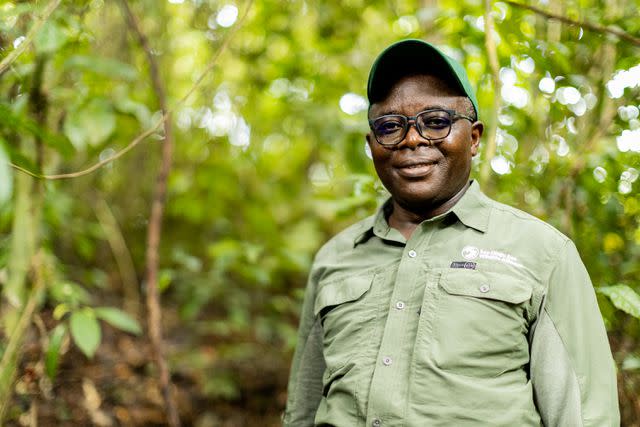 <p>Anthony Ochieng/Tusk conservation awards</p> Ekwoge Abwe, who won the Prince William Award for Conservation in Africa