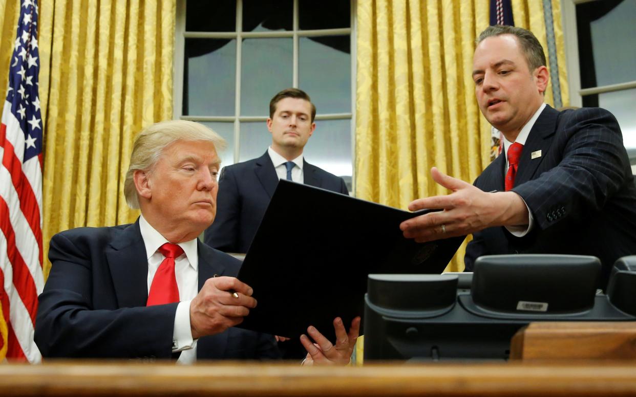 Reince Priebus left his role of White House chief of staff after six tumultuous months - Reuters