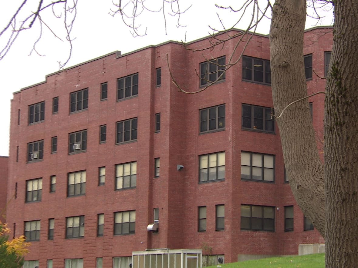 Temporary visitor restrictions are in place at Waterford Hospital in St. John's following a fire on Saturday.  (CBC - image credit)