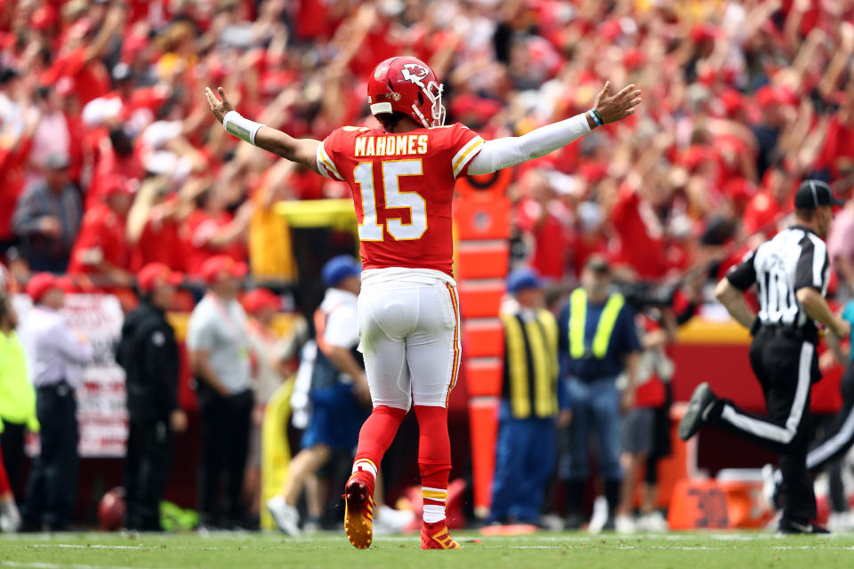 Patrick Mahomes was brilliant against the Baltimore Ravens. (Getty Images)