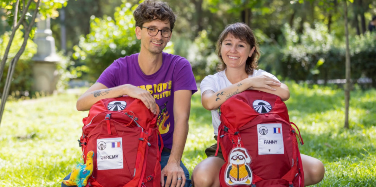 Fanny et Jérémy sont en finale de Pékin Express. © Patrick Robert / M6