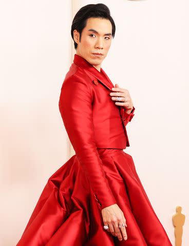 <p>Rodin Eckenroth/Getty</p> Eugene Lee Yang at the 96th Annual Academy Awards