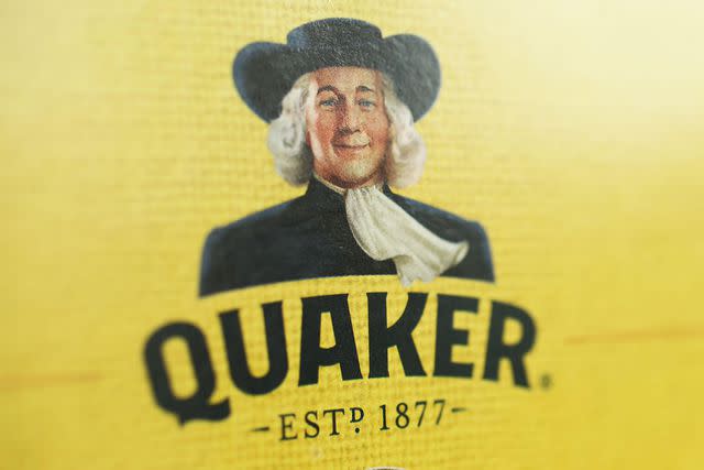 <p>Alamy Stock Photo</p> Quaker Oats Company logo