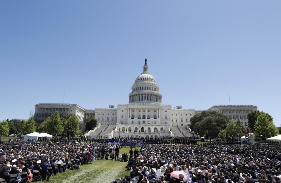 Trump speaks at the National Peace Officers’ Memorial