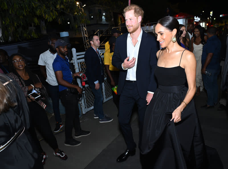 Meghan Markle y el príncipe Harry 