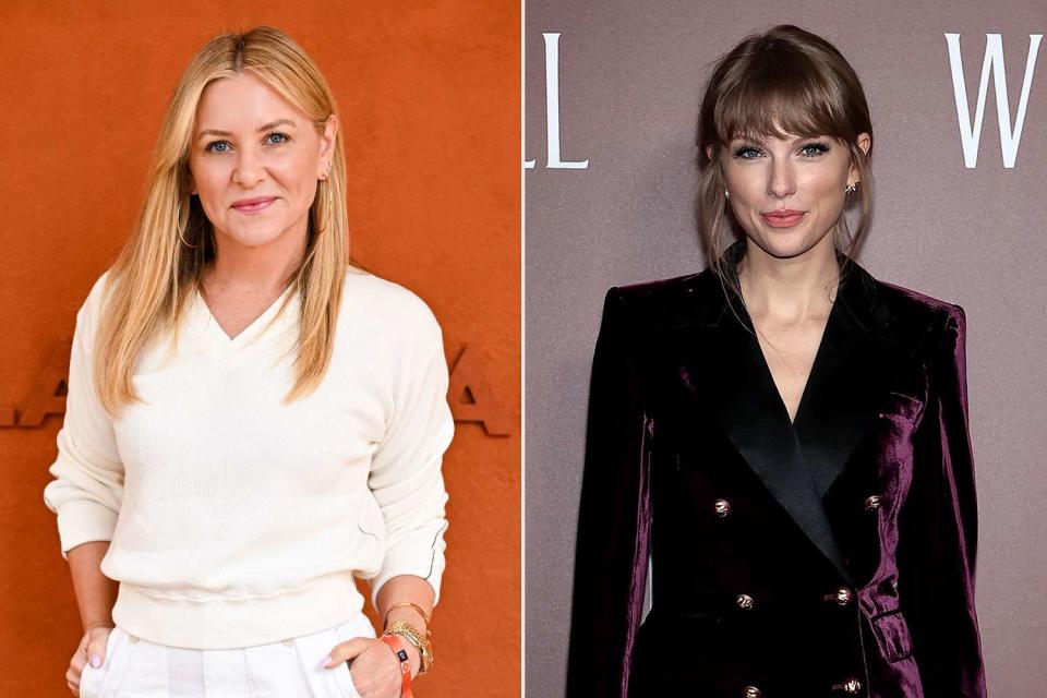 <p>getty (2)</p> Jessica Capshaw; Taylor Swift