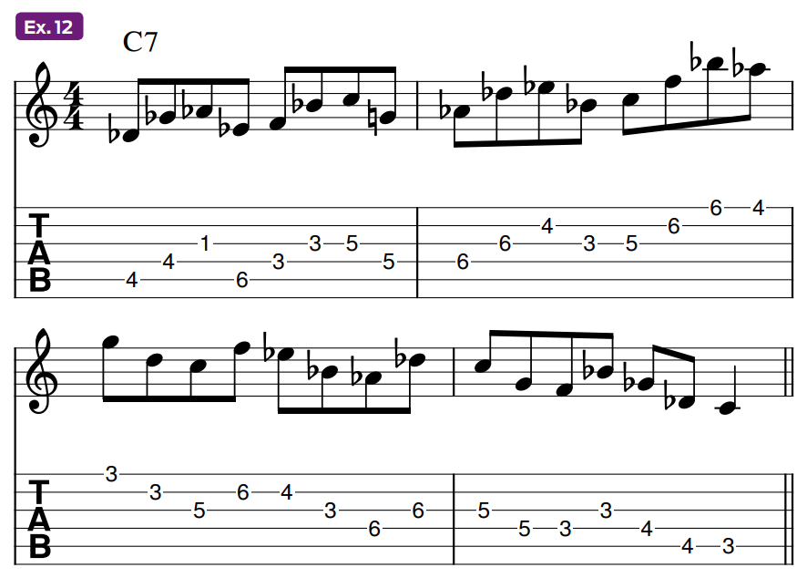 Guitar tablature