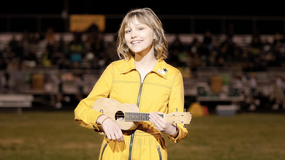 Grace VanderWaal plays the title role in Disney+ movie 'Stargirl'. (Credit: Disney+/Dale Robinette)