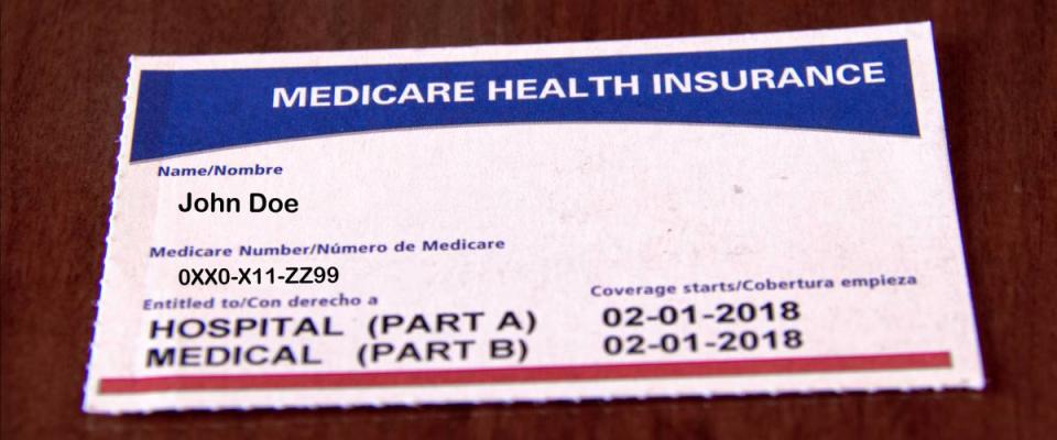 Medicare Card for a Fictitious John Doe