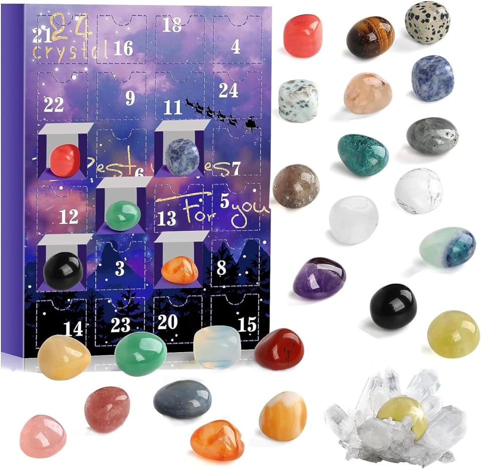 Christmas Countdown Calendar — 24 Days of Rocks. Image via Amazon.