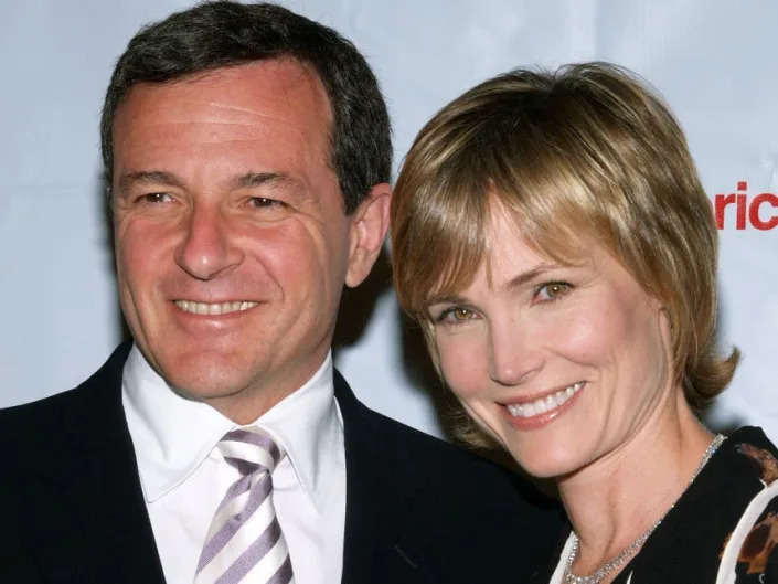 Robert Iger and wife, Willow Bay during Jonsson Cancer Center Benefit at Regent Beverly Wilshire in Beverly Hills, California, United States.