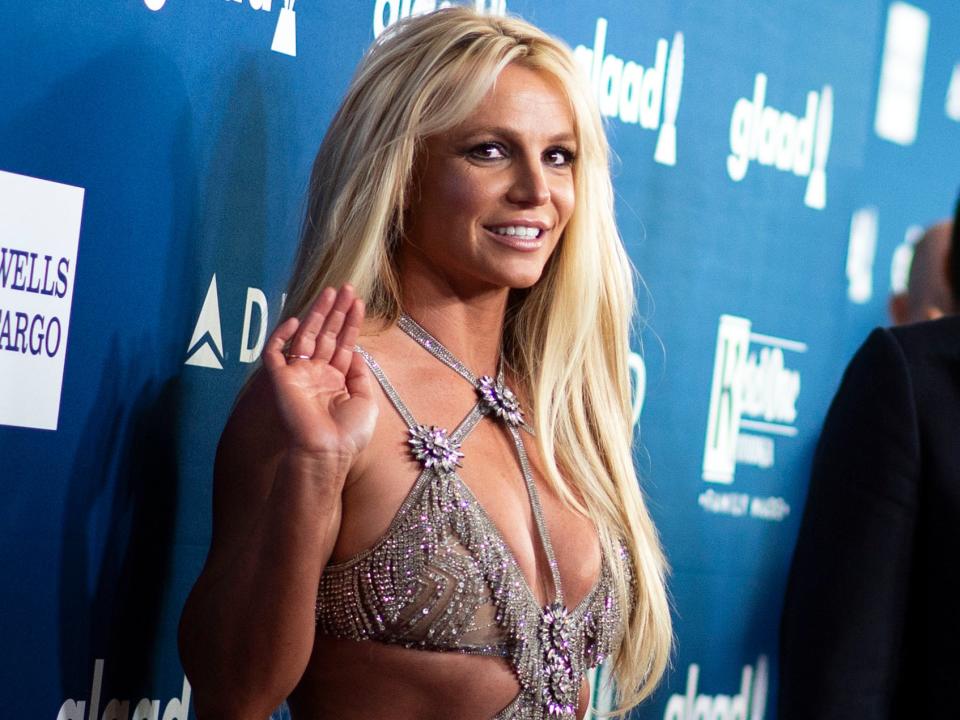 Britney Spears asiste a la 29a Anual de GLAAD Media Awards en el Beverly Hilton el 12 de abril de 2018 en Beverly Hills, California (VALERIE MACON/AFP via Getty Images)