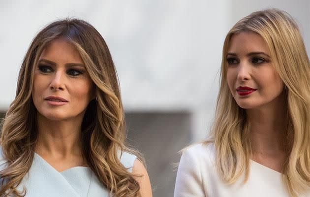 They have two very different looks - but women everywhere are clamouring to look like Melania and Ivanka. Photo: Getty