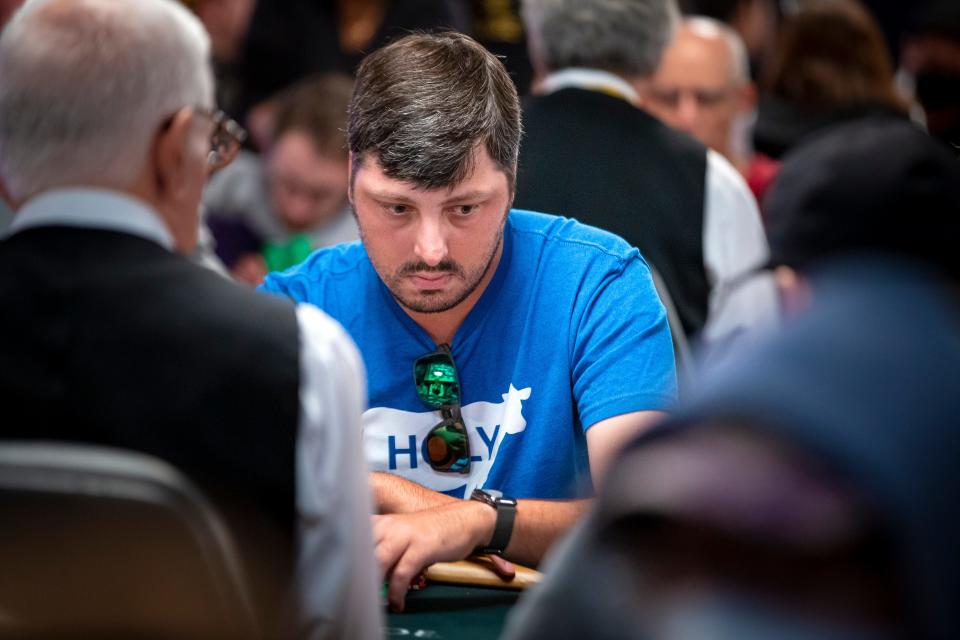 Dominic Choma became a professional poker player in 2020. He graduated from Haslett High in 2010.