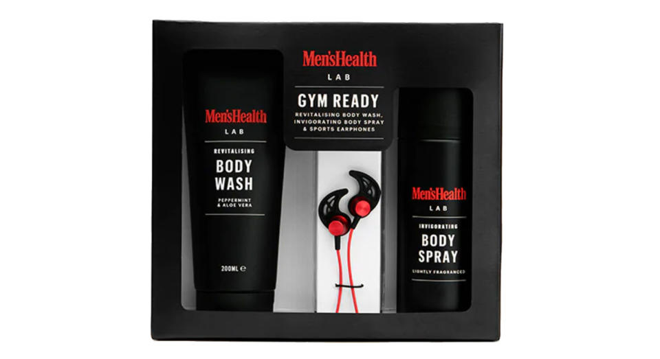 Men's Health Gym Ready Earphones & Body Gift Set