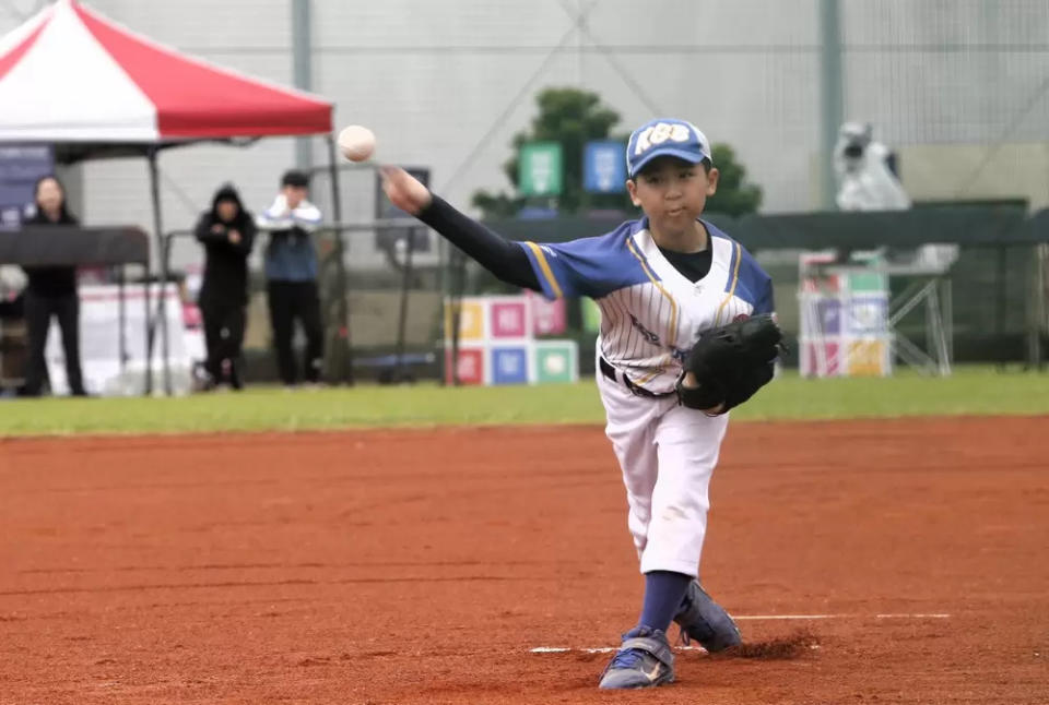 KGB龍隊先發投手林雨宏。姚瑞宸攝