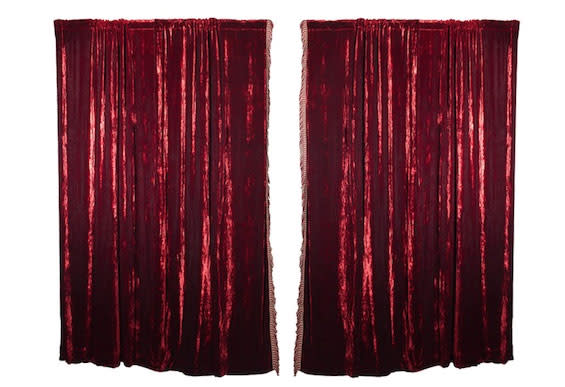 You can also buy the actual velvet drapes from the film at the OKL sale.