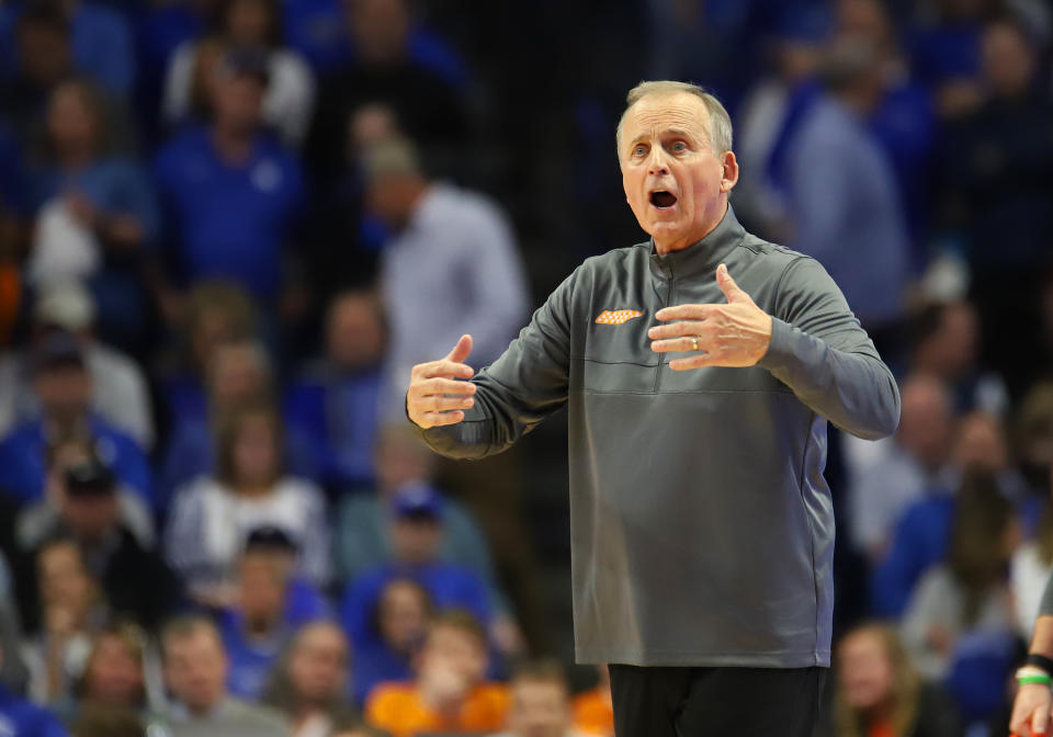 Tennessee Volunteers head coach Rick Barnes hasn't had much success in the postseason. (Jeff Moreland/Icon Sportswire via Getty Images)