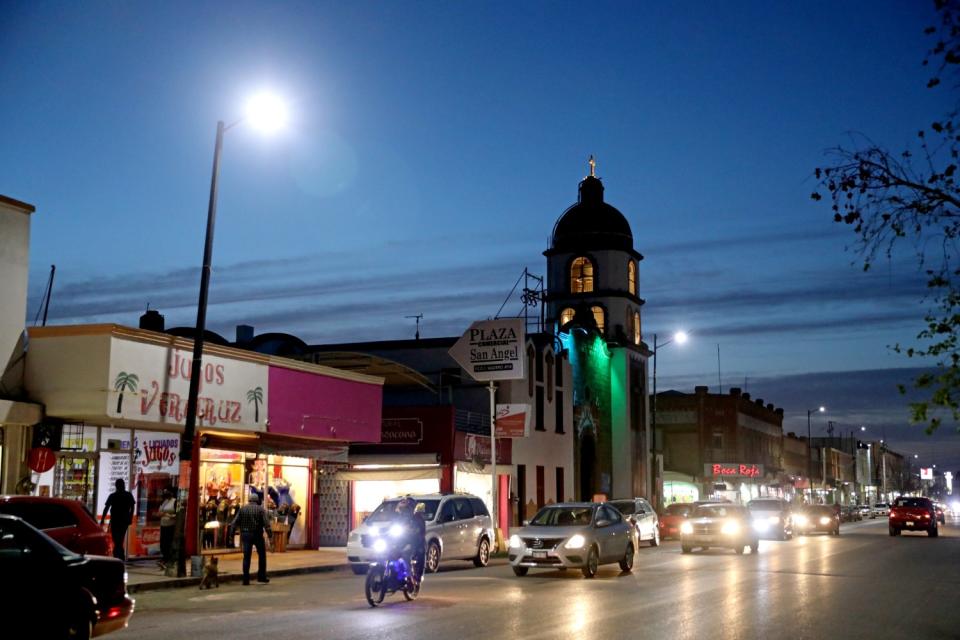 Nuestra Senora de Guadalupe church in Sabinas, Coahuila.