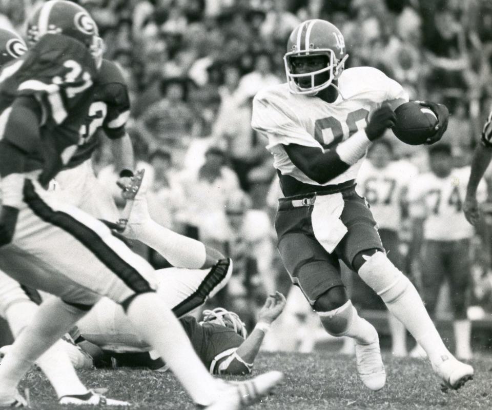 University of Florida receiver Wes Chandler plays against Georgia, circa 1978.