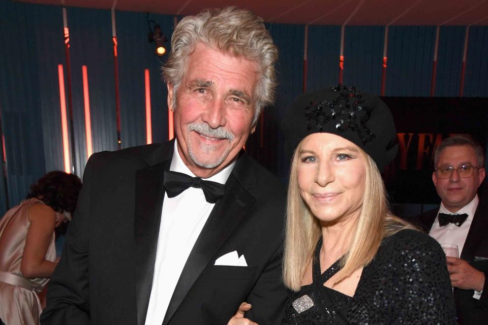 <p>Kevin Mazur/VF19/WireImage</p> James Brolin and Barbra Streisand in Beverly Hills in February 2019