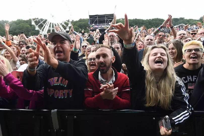 Crowds at Godiva Festival in Coventry