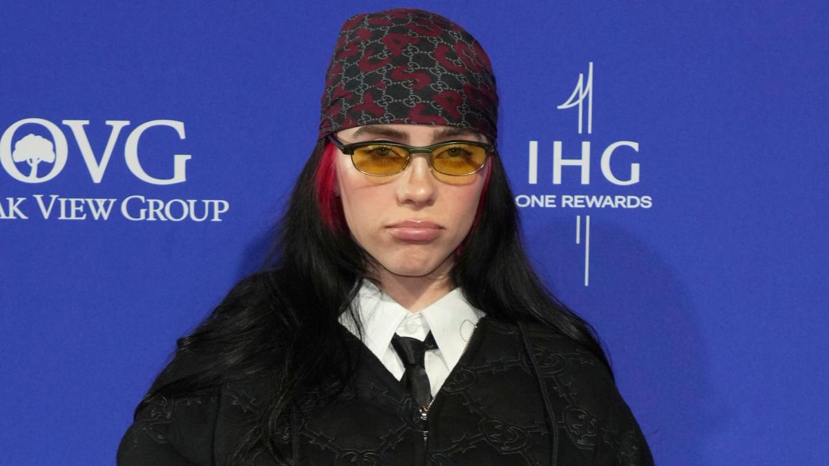 Billie Eilish dedicates award for Barbie to people ‘feeling existential ...